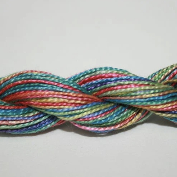 Needle Point Thread single strand hand-dyed cotton in bright colors 102 Yards - Picture 5 of 6